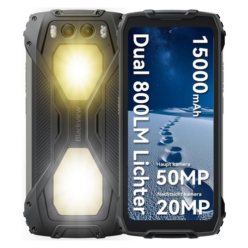 Blackview BV7300 Outdoor Telefon komórkowy Android 14 256GB 15000mAh Podwójne 800LM Światło kempingowe - Zdjęcie 11 z 15