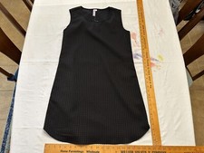 Alya Sleeveless Dress Black Cocktail Francesca's Zip Sides New With Tag