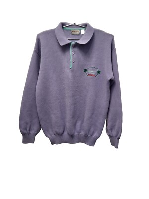 ''BERTO LUCCI'' STRICKPULLI M/L FLIEDER/MINT VINTAGE 80ER/90ER RAR