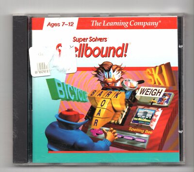 (JT343) The Learning Company: Super Solvers Spellbound - 1996 CD