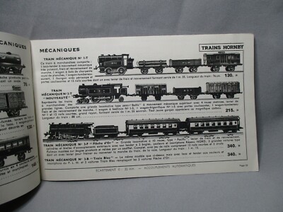 N° 416 / MECCANO / rare catalogue en francais 1936-37