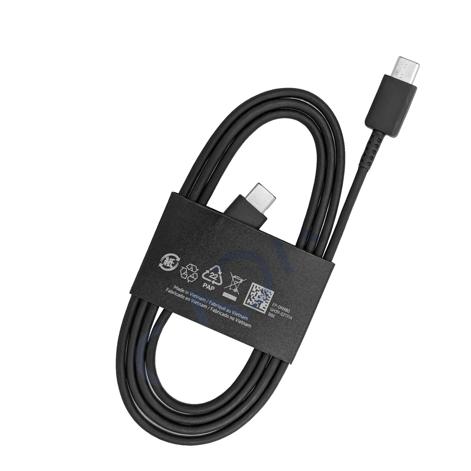 Carga Samsung Negro y cables de sincronización de datos