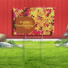 Thanksgiving Yard Sign