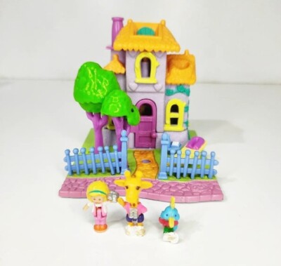 Vintage Bluebird 1994 Polly Pocket Giraffe House Big G's Treetops 100% Komplett