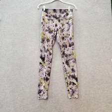 Lululemon Women Activewear Pants 8 Purple Tie Dye Leggings Align 28 in Inseam