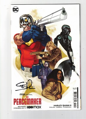 HARLEY QUINN #11 NM IVANOV PEACEMAKER VARIANT Signed by Stephanie Phillips w/COA