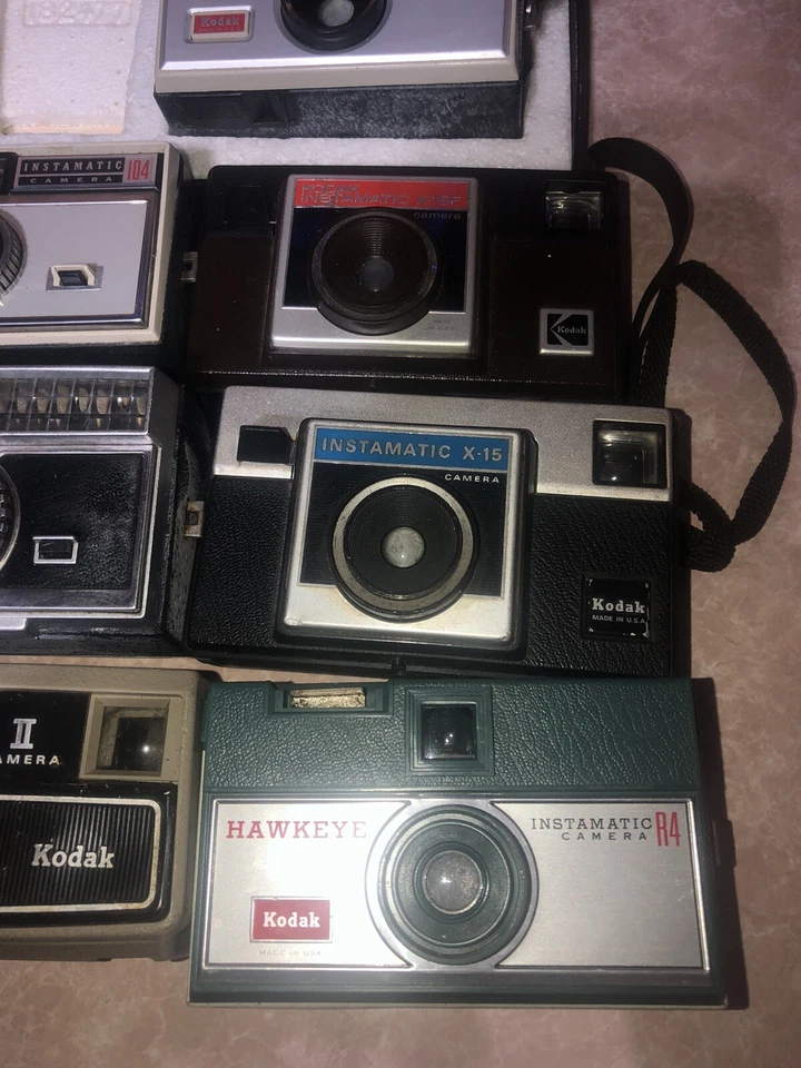 复古相机 7 件装柯达 Instamatic:未经测试 — 第 4/4 张图片