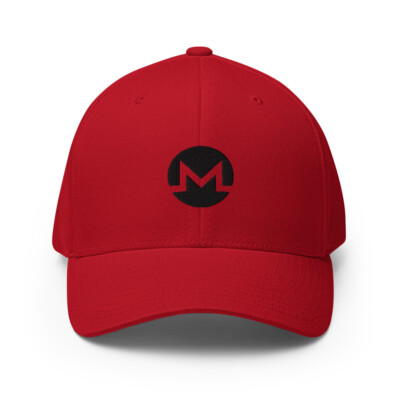 Subtle Monero Black Baseball Cap XMR Crypto Trader Gift Embroidery Dad Hat