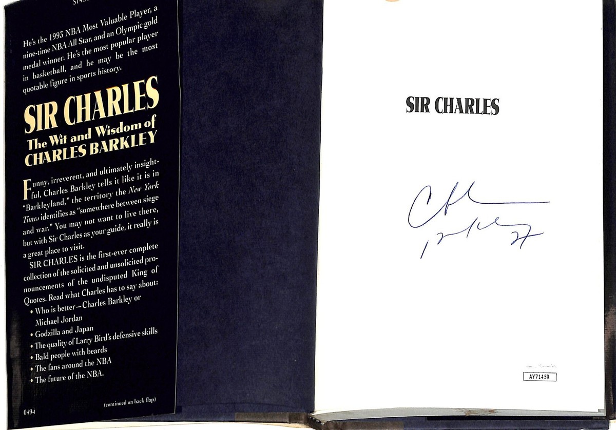 Charles Barkley Signed 