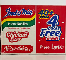 IndoMie, Instant Noodles, Onion Chicken Flavor, 70g, 40 packs, 4 Packs Free