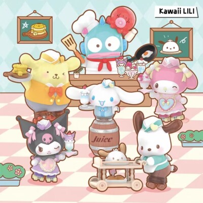 TOPTOY Sanrio Roller Skating Restaurant Series Confirmed Blind Box