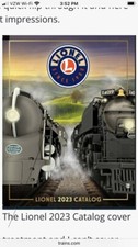 LIONEL 2023 VOLUME 1 TRAIN CATALOG BIG BOOK OVER 120 PAGES VOL1 railroad 2023V1