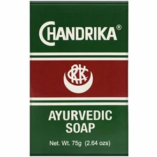 NEW  3 Chandrika Soap Ayurvedic Herbal And Vegetable Oil Soap - 2.64 Oz -