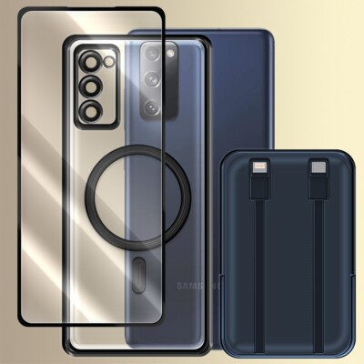 Protection & Power: Galaxy S20 FE 5G Case,Screen Protector,10000mAh Power Bank