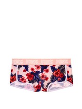 Victoria's Secret PINK Logo Boyshort Panty Euphoria Pink Floral