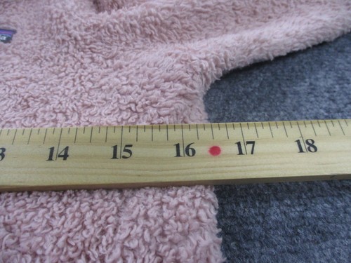 Patagonia Vest Jacket Girls L 12 Pink Fuzzy Fleece Outdoors Hiking Casual Youth - Picture 5 of 12