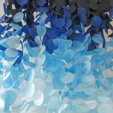Blue backdrop, Birthday backdrop, Wedding backdrop, Window backdrop, Paper decor