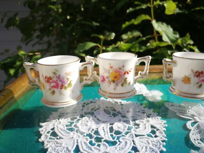 3 Royal Crown Derby Posy Posie Miniatur Loving Cup Queen Jubiläum Prinz William