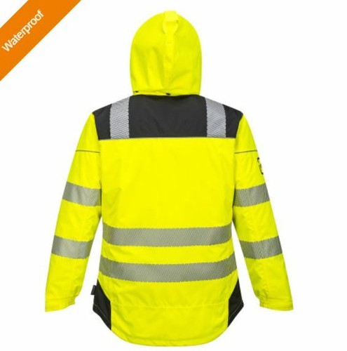 Hi-Vis Waterproof Winter Jacket Yellow 