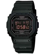 Casio Men's G-Shock Quartz Black Resin Watch - DW-5600MS-1HDR 4971850421375