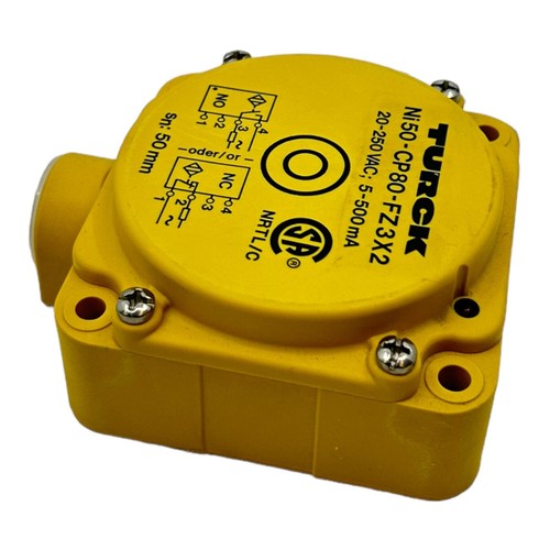 Turck Ni50-CP80-FZ3X2 Induktiver Sensor für industriellen Einsatz 20-250V AC - Picture 4 of 12