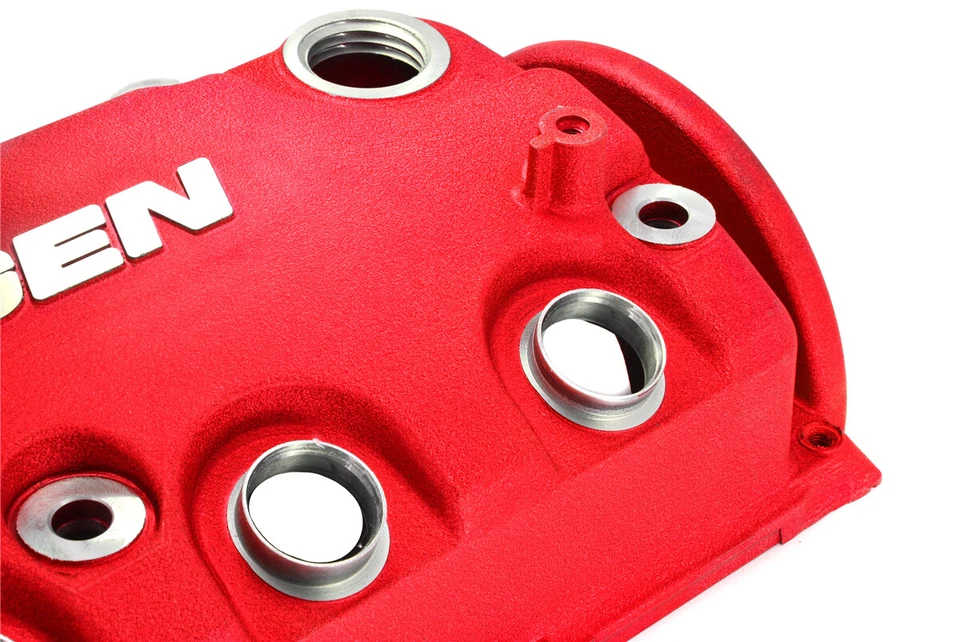 RED MUGEN Racing Rocker Engine Valve Cover For 1996-2000 HONDA CIVIC SOHC VTEC - Image 4 of 4