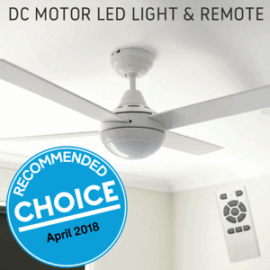 Details About Fanco Eco Silent 52 1320mm Dc Ceiling Fan With Remote And Led Light White