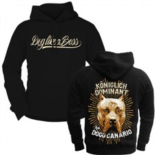 Kapuzenpul​lover Hoodie Dogo Canario Dogs spanische  Rasse Treibhunde Schutzhund
