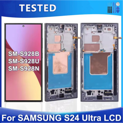 For Samsung Galaxy S24 Ultra S928 LCD Display Touch Screen Digitizer Replacement