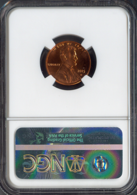 Lincoln penny 2015 D [ MS-67 ]