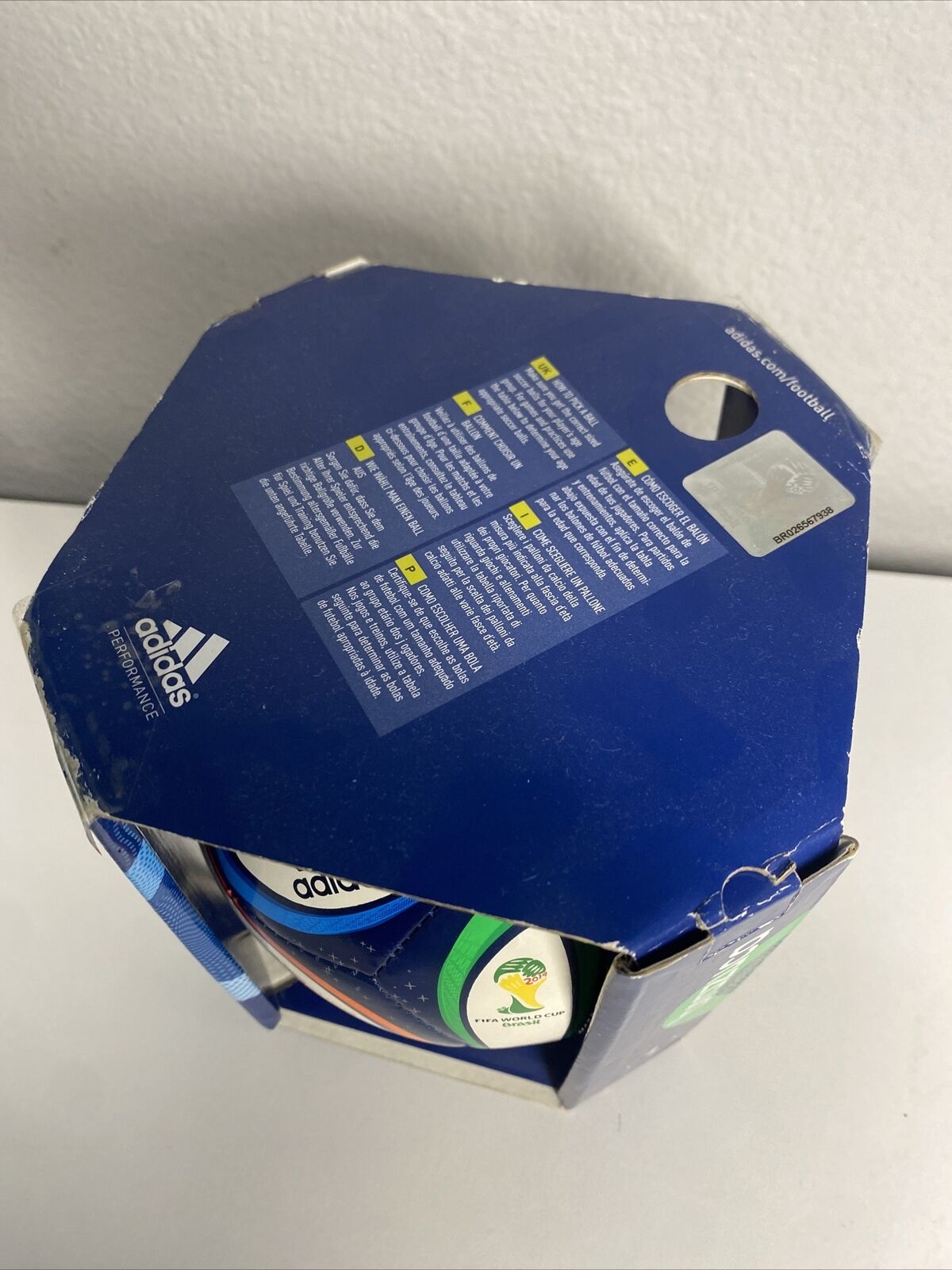 adidas Brazuca Mini Soccer Ball Br019255153 FIFA 2014 World Cup