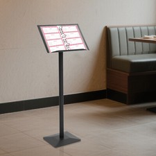 Freestanding Information Stand Menu Display Restaurant Advertising Music Stand