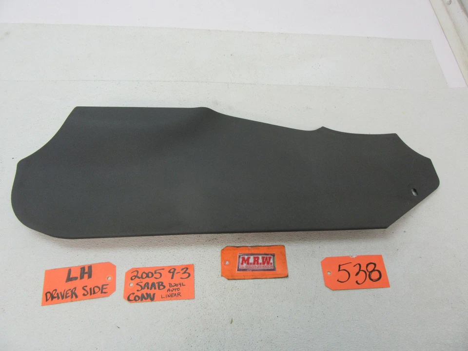 compatível com 04-11 SAAB 9-3 conversível painel de porta de acabamento console frontal esquerdo 12793475 L LH - Imagem 2 de 4