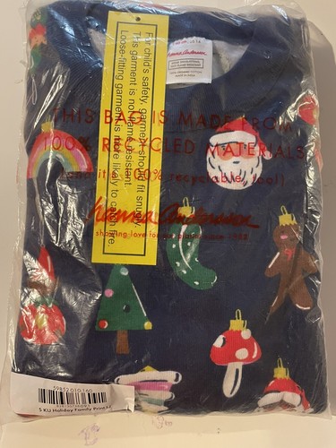 Hanna Andersson Christmas Heirloom Ornaments Organic Cotton Pajamas Kids 14/160