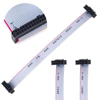 IDC Cable IDE Flat Ribbon Cable 10/14/16/20/26/30/34/40 Pin Ribbon Cable IDC ...