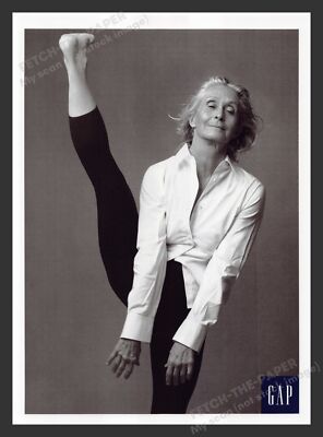 Gap 2000s Print Advertisement 2007 Twyla Tharp Fashion Magazine Snapshot