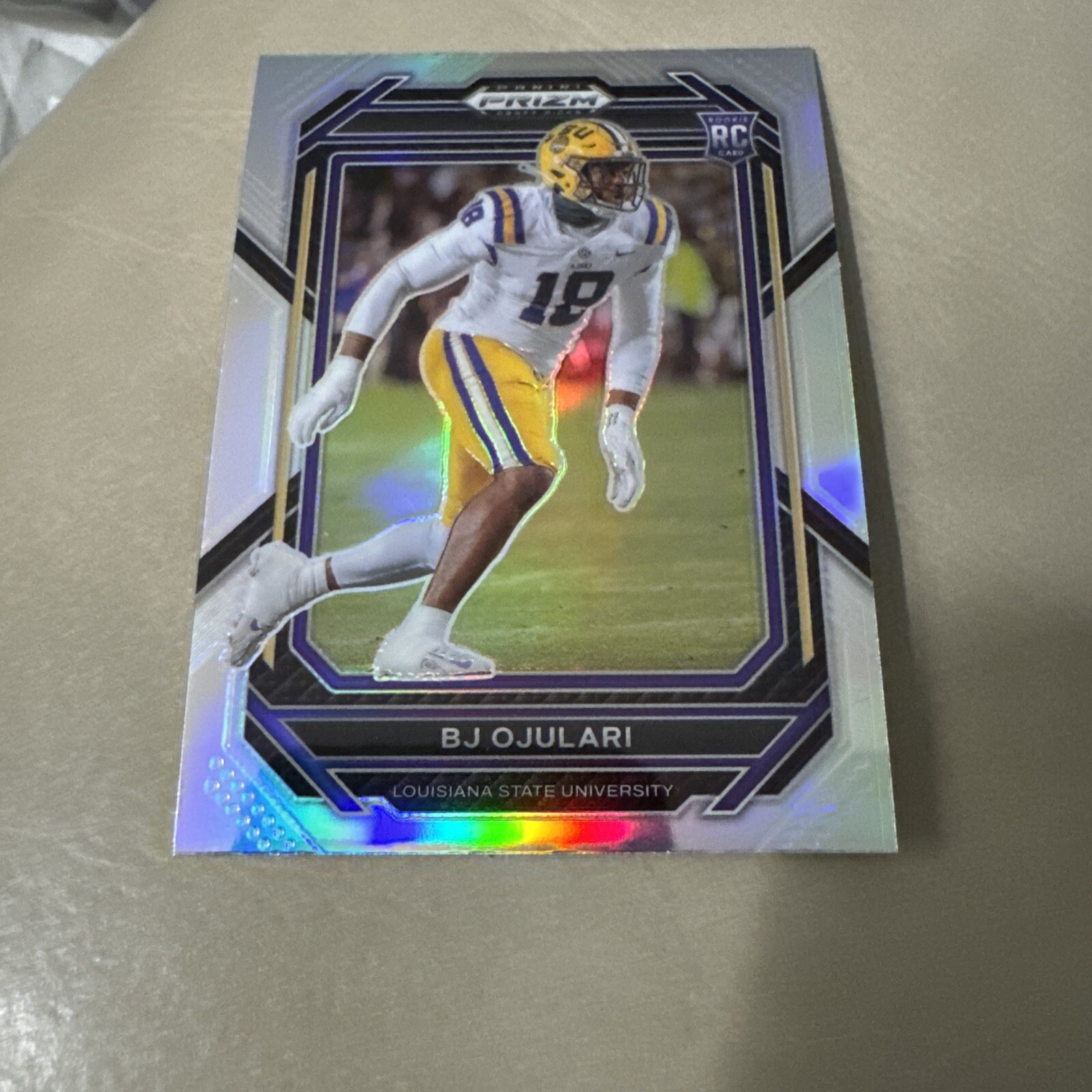 2023 Panini Prizm Draft Picks Prizms Silver #165 BJ Ojulari