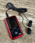 Sony Walkman NMZ-S615F Red. MP3 Player. Missing Charger. Sale As Is . 