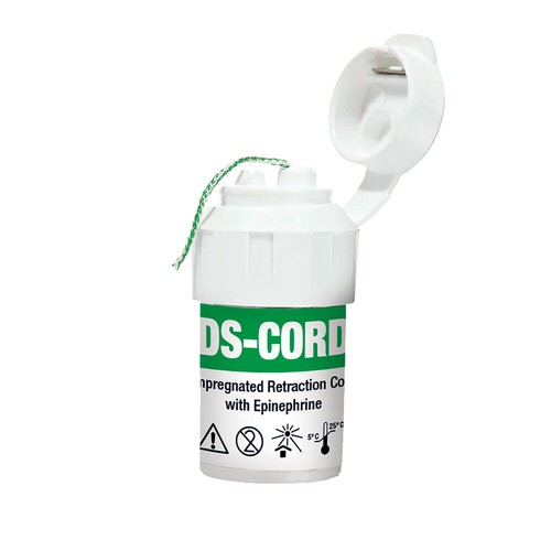 3x Dental Zahnfleisch Retraktion DS-CORD Twist Imprägniert Adrenalin Grün - Bild 2 von 5