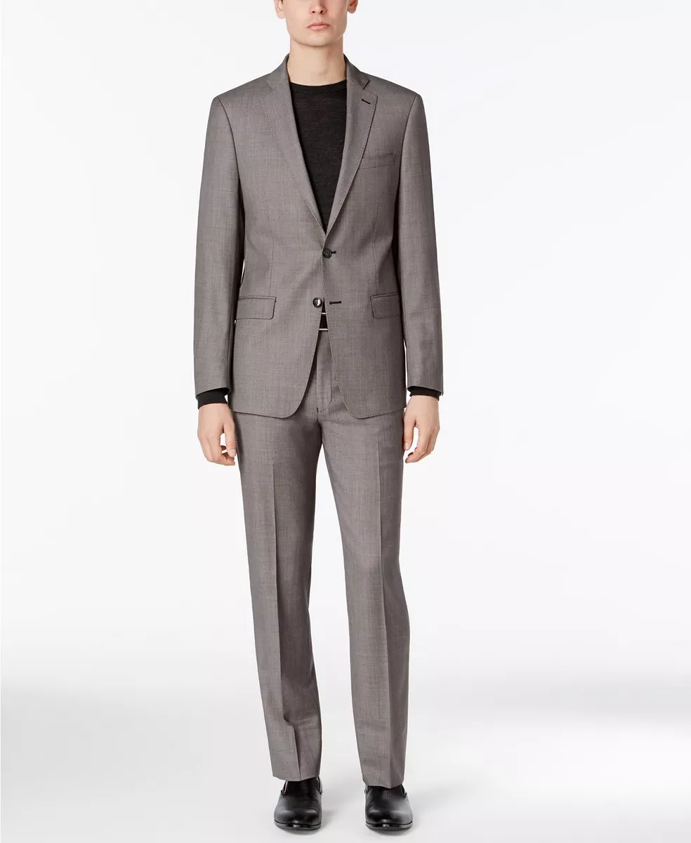 Calvin klein ultra slim fit suit discount