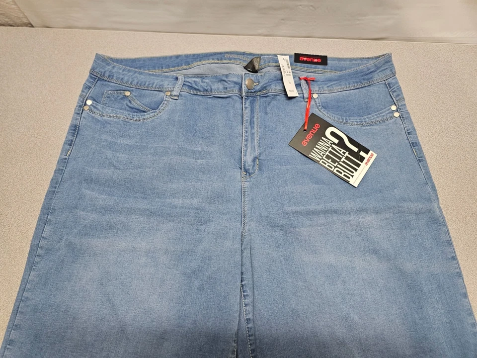Nuevo con etiquetas Pantalones Cortos de Denim Avenue para Mujer Talla 26 Wanna Betta Butt Elásticos Formadores Foto 2 de 4