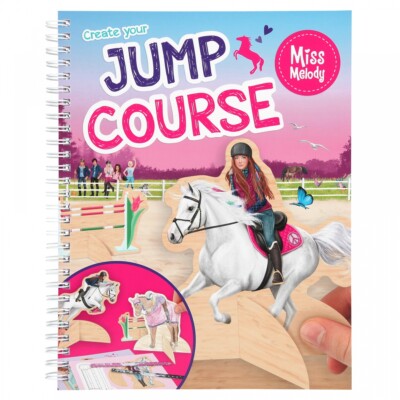 Miss Melody Aktivitätsbuch Pferd Malbuch Erstellen Sie Ihren Springkurs