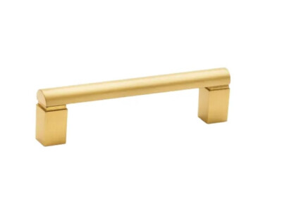 #ad Alno Vogue 4quot; C to C Solid Brass Bold Cabinet Handle Drawer Pull A430 4 SB $15.25