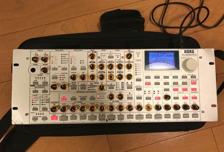 KORG RADIAS ＋ ソフトケース Used KORG RADIAS analog modeling synthesizer with soft case JAPAN