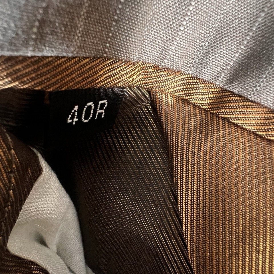 Lineage Mens Suit Jacket 40R Beige/Light Brown MilanNew York eBay