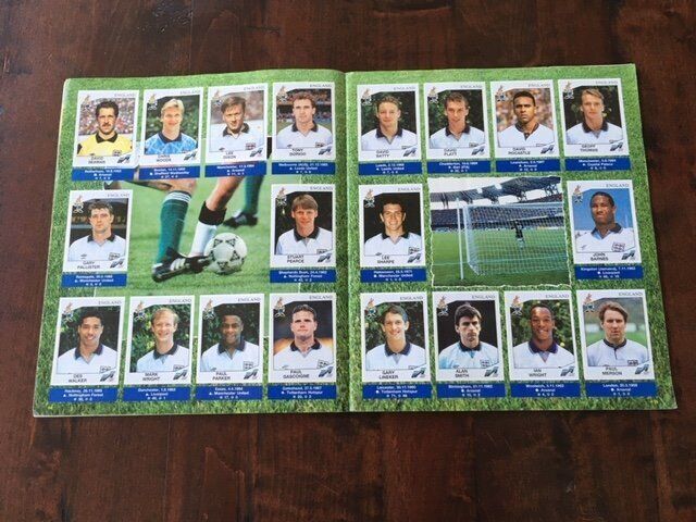 Vintage Album Sticker Euro 92 Panini Full Complete Original