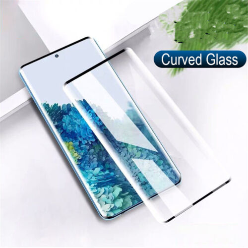 Full Curved Tempered Glass For Samsung Galaxy S23 S22+ S21 Screen Protector Film - Picture 1 of 18