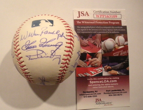 REGGIE JACKSON 1978 EQUIPO DE LOS YANKEES DE NUEVA YORK FIRMADO 21 SIGS JSA/COA béisbol firmado - Imagen 5 de 7