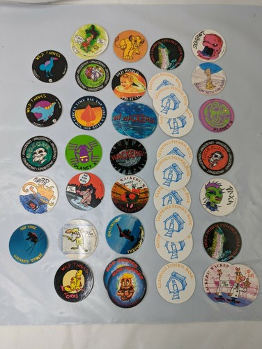 Tube / boîte rangement vide pogs caps flip POG Glix Rappers