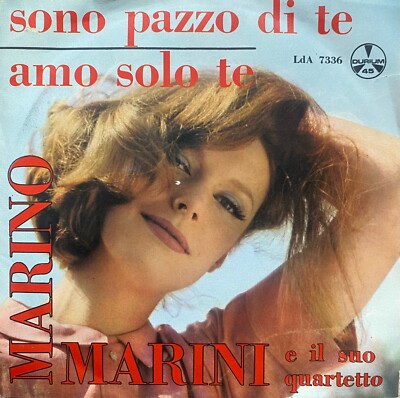 MARINO MARINI QUARTETTO - Sono Pazzo Di Te 7'' Italy 1963 Rock'n'Roll RAR!!